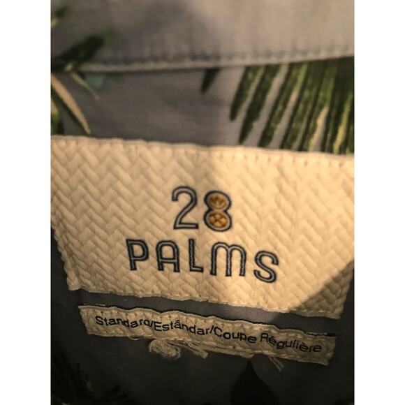 28 PALMS owling Shirt Men's XL Short Sleeved 100% Cotton - Picture 4 of 10